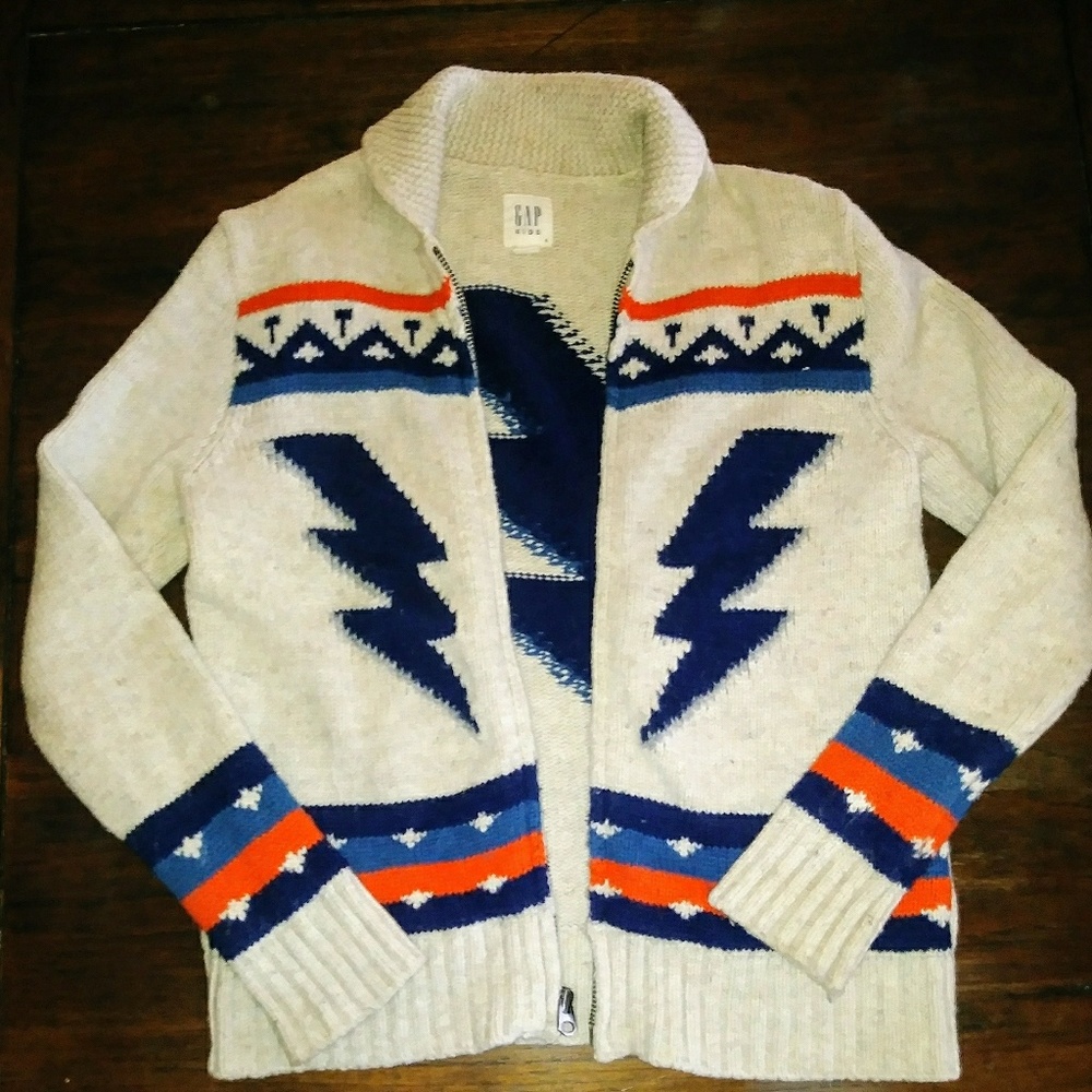 Boys Gap zip cardigan